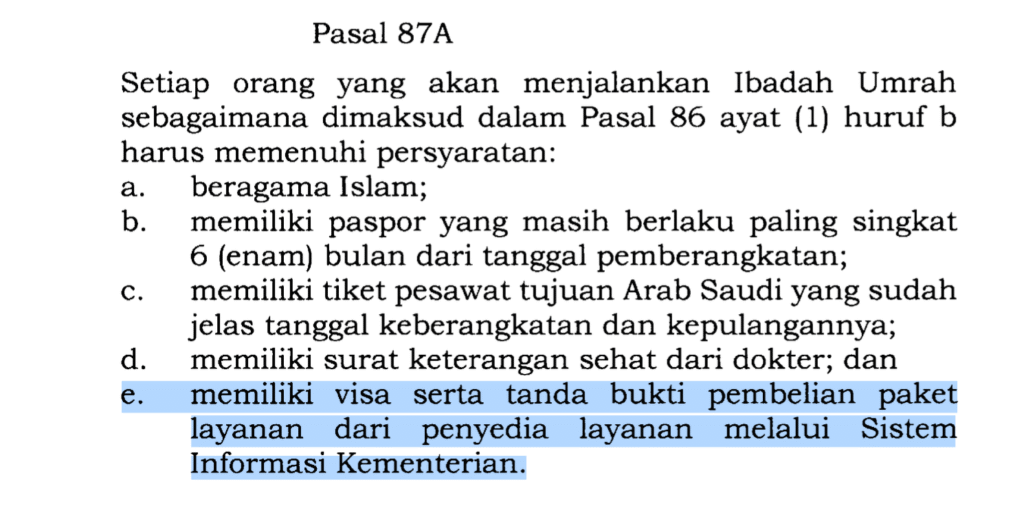 Panduan Umrah Mandiri: Manfaatkan Aturan Baru dengan Bijak Pasal 87A